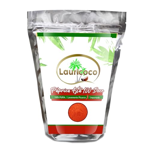 Páprica Asta 100 Doce 100% Pura Levemente Picante Importada 1Kg