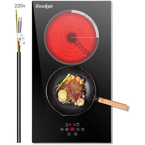 2 Burner Electric Cooktop 220V 3000W
