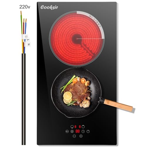 Image of 2 Burner Electric Cooktop 220V 3000W