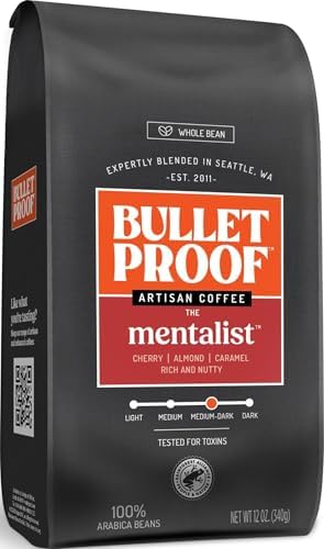 Bulletproof 'The Mentalist' Dark Roast Whole Bean Coffee 340g