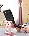 CreaDream Adjustable Cell Phone Stand, Phone Stand, Cradle, Dock, Holder, Aluminum Desktop Stand Compatible with Phone 16 15 14 13 12 11 Pro Max Plus SE, Accessories Desk, All Mobile Phones-Rose Gold