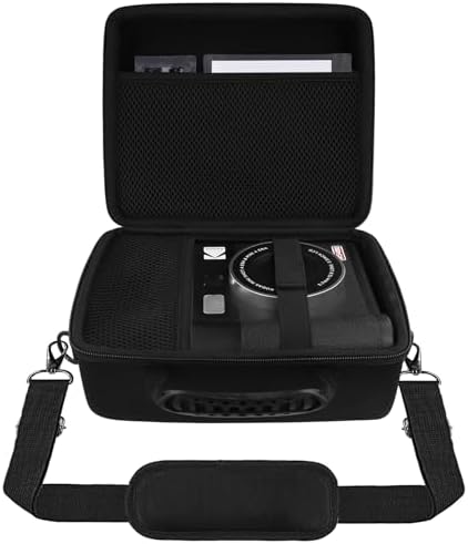 khanka Hard Travel Case Replacement for KODAK Mini Shot 4 ERA 4PASS 2-in-1 Instant Camera and Photo Printer,Case only. (Black)