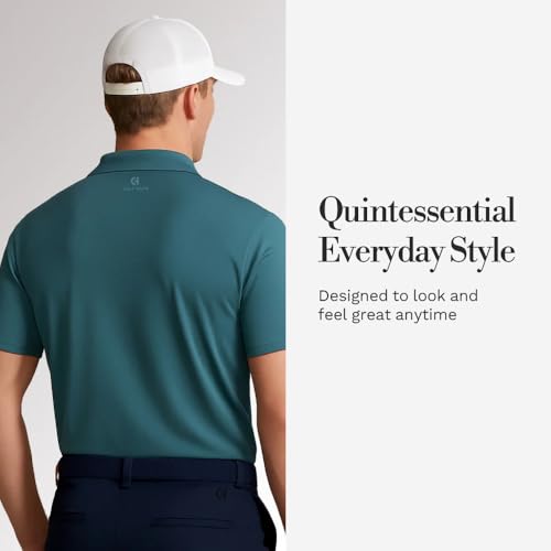 Cole Haan Ashland Polo para Hombre - Tejido Premium con Stretch y Control de Humedad miniatura 4