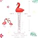 XY-WQ Floating Pool Thermometer, Large Size Easy Read for Water Temperature with String - Swimming Pools, Spas, Hot Tubs, Ponds (Flamingo)