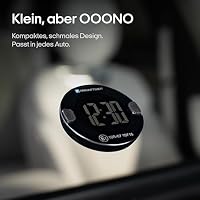 OOONO P-DISC NO4 – Elektronische Parkscheibe im kompakten Design mit automatischer Zeiteinstellung, Hochkontrast-Display & bis zu 3 Jahren Batterielaufzeit (Schwarz) – Ansicht 4