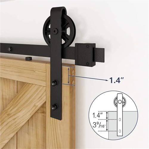 Quincaillerie pour porte de grange sans bruit fermeture douce