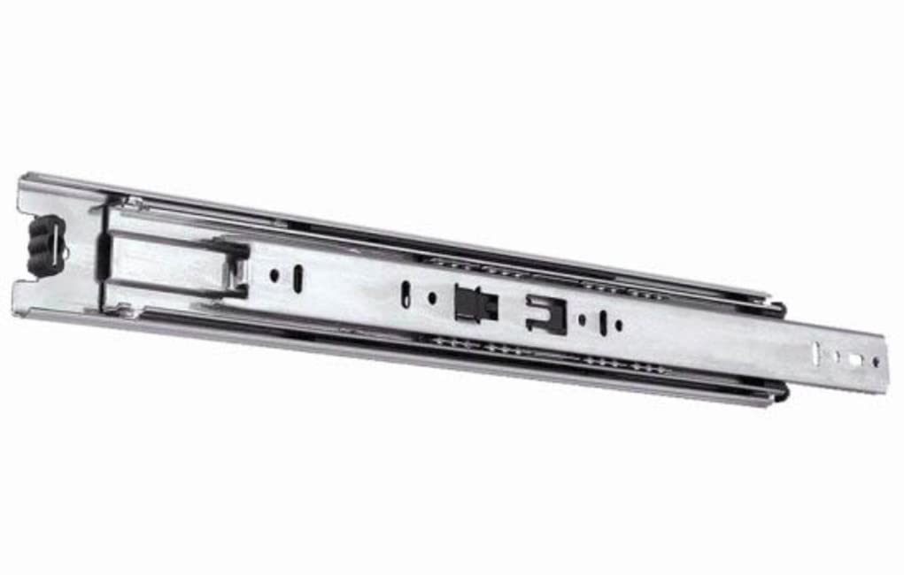 Knape and Vogt KV8405B24 Knape and Vogt 8405B 24 8405 Series 24 Inch Over Travel Side Mount Ball Bearing Drawer Slide with 90 Lbs. Weight Capacity - Pair