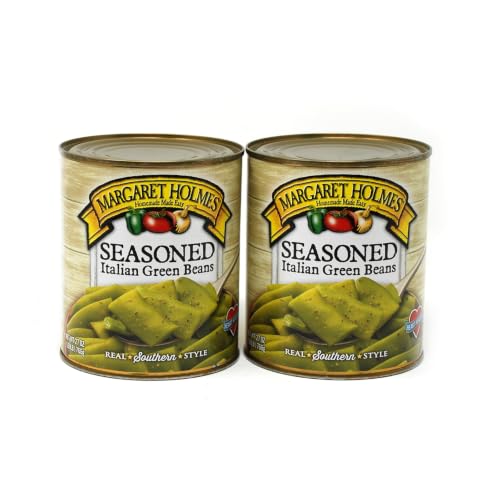 Margaret Holmes Seasoned Italian Green Beans, 27oz Can, 2 Pack