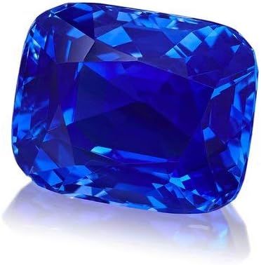 ABHINAV Gems, 6.25 Ratti / 5.70 Ct. Natural Blue Sapphire Stone with Lab Certified Card Natural Blue Sapphire Stone Original Neelam/Nilam Gemstone for Men's and Women's