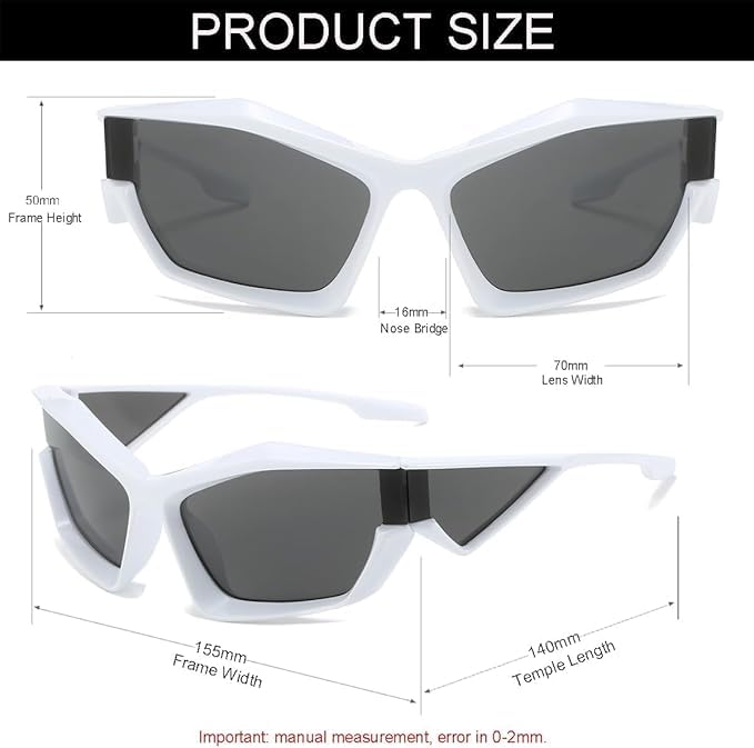 Image of Roshfort Sports Non Polorized Sunglasses UV Protection Sunglass for Men & Women Cycling Running Driving Fishing Multi Shade Glasses ITALIC (Size -Medium)