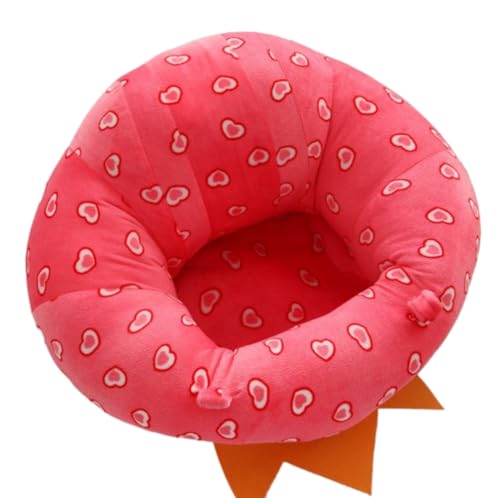 Ladfrol ベビーソファー お座り練習 ベビーチェア 4ヶ月-12ヶ月 ぬいぐるみ ソファ ふわふわ コットン 枕 首座り ローチェア 安全 安定感 滑り止め 出産祝い 贈り物 プレゼント (08,45*45*45cm)