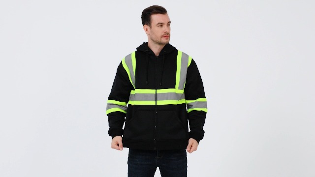 Amazon.com: ProtectX High Visibility Safety Sweatshirt, Class 3 Hi