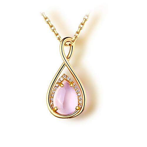 Collier en pierre de furong naturelle, une chaîne de clavicule élégante et raffinée pour femme