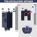 Garbage Disposal Air Switch Kit Dual Outlet Sink Top Waste Disposal Stainless Steel On/Off Air Button Food and Waste Disposals Part by Etoolcity