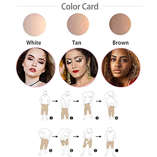 TransUnder Calças de vagina realistas de silicone para Crossdresser sexy inserível cuecas boxer para