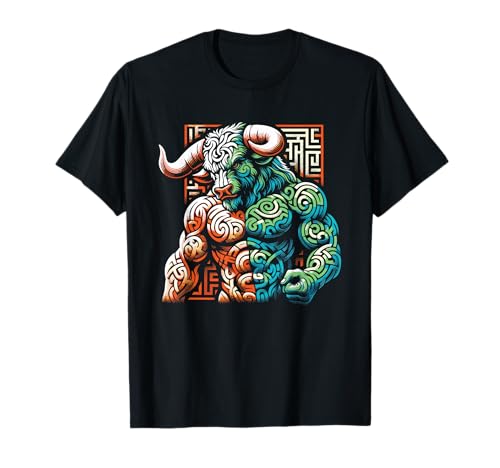 Minotaur Greek Mythology Grunge T-Shirt