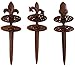 Produktbild Esschert Design 5 Stück Gartenschlauchführung aus Gusseisen, 1 Stück, ca. 10 x 10 x 32 cm, Schlauchführung, sortierte Designs, Motivwahl Nicht möglich