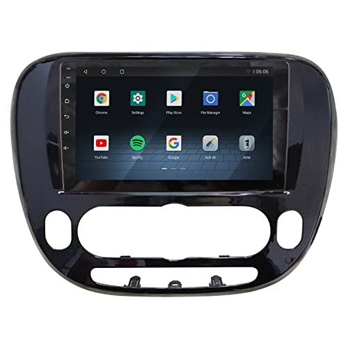 ASVEGEN 9�C���` Qualcomm Octa-CORE Android���W�I Kia Soul 2014-2018 1280 x 720 6G+128G�Ή� 4G�l�b�g���[�N�����[�g�R���g���[�� ���t�@�C�o�[ DSP �T�E���h�G�t�F�N�g
