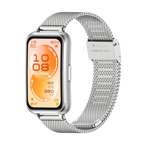 [MIJOBS] Huawei band 11 Pro/11 NFC �X�}�[�g�E�H�b�`�o���h �X�e�����X�X�`�[�����^�������p�u���X���b�g ���t���ȒP ���߉\�ȃr�W�l�X�X�^�C�� ���v�o���h �t�@�[�E�F�C�o���h11 �p