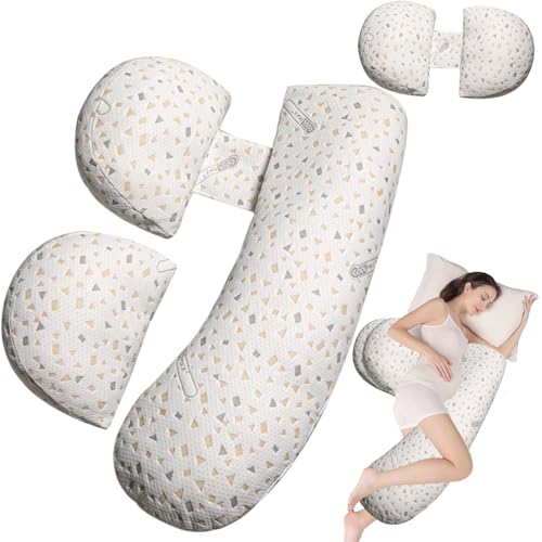 U-Shape Pregnancy Pillow YZCCtixi Pregnancy Pillow for Women - Maternity Pillow for Back Pain Relief & Full Body Support,...