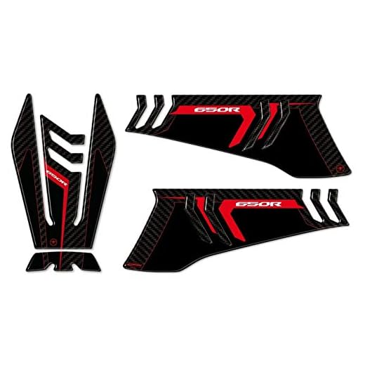 LABELBIKE - 3D Aufkleber Motorrad Tankpad und Seitentank Schutz und Dekoration aus Harz kompatibel mit HONDA CBR650R