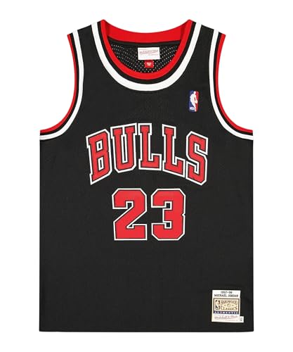 Mitchell & Ness Chicago Bulls Authentic Michael Jordan #23 Black 1997/98 Hardwood Classics Alternate Jersey (X-Large)