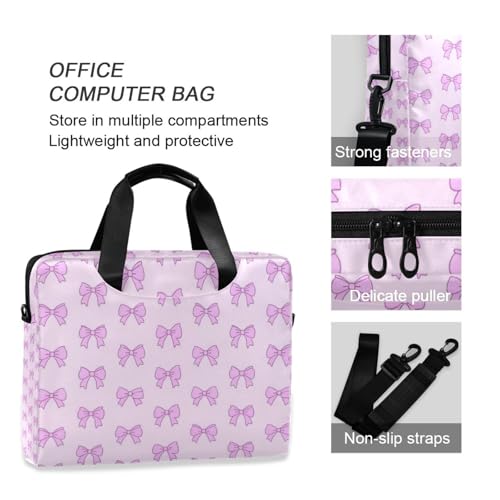 Funda para portátil 15.6" con correa y asa morada miniatura 6