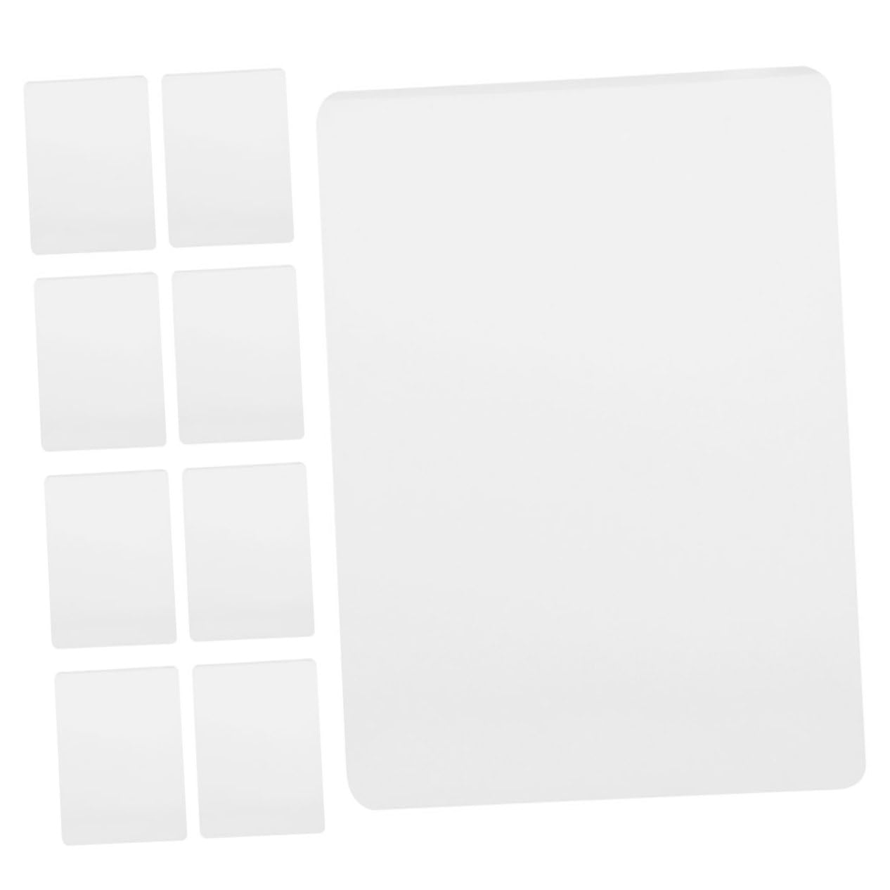 HOMSFOU 200 Laminierfolien 7 Zoll 7 Mikron Transparente Thermolaminierfolie Kunststoff Laminatbeutel für Fotos Ausweise Dokumente