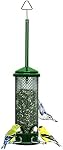 Squirrel Buster Mini Squirrel-Proof Bird Feeder for Wild Birds – 4 Metal Perches, 1 lb Seed Capacity, Chew-Proof Design, Lifetime Care, Garden Green