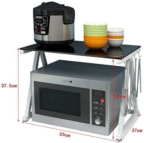 Support micro-ondes de table pour libérer l'espace et ranger les ustensiles de cuisine - 3