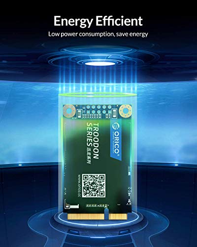ORICO M200 3D NAND SSD mSATA - SATA III - unità a Stato Solido-unità SSD Interno da 6 Gbps-128 GB per Laptop Desktop