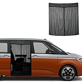 tivekeo Insektennetz Ersatz für VW T7 2022-2025, Auto Seitentür Schiebetür Insektennetz, Einschichtiges Netz Magnetische Moskitonetze Atmungsaktiv Insekten für Outdoor-Camping