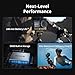 DJI Osmo Action 6 Essential Combo, with 58 Piece Accessory Kit + 64GB Card - Waterproof Action Camera with 1/1.1″ Square Sensor, Action Camera 8K Ideal for Daily Use