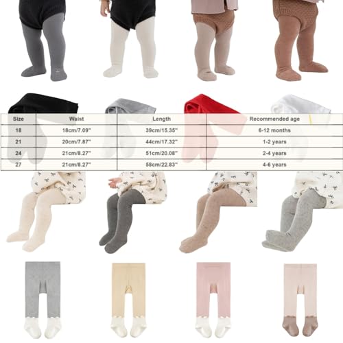 Toddler Girl Tights Infant Seamless Leggings for Baby Girls Winter Thick Warm Cotton Newborn Pants Stocking 1-4 Years4