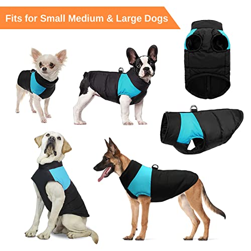 Pet Dog Cat Coat With Leash, Cold Weather Dog Warm Vest Jacket Coat,Pet Winter Clothes For Small Medium Large Dogs Puppy Teddy Chihuahua Jacket Vest Costumes #TOP4
