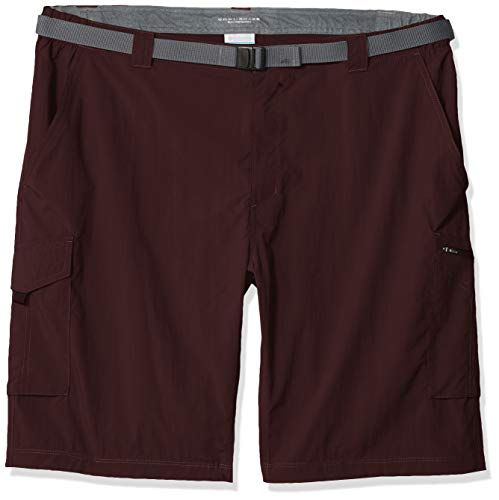 Columbia Men's Silver Ridge Cargo Short, Dark Merlot, 32 x 10