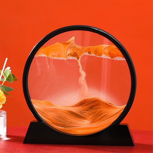 WAGJIA Moving Sand Art Picture, Liquid Motion Deep Sea Sandscape