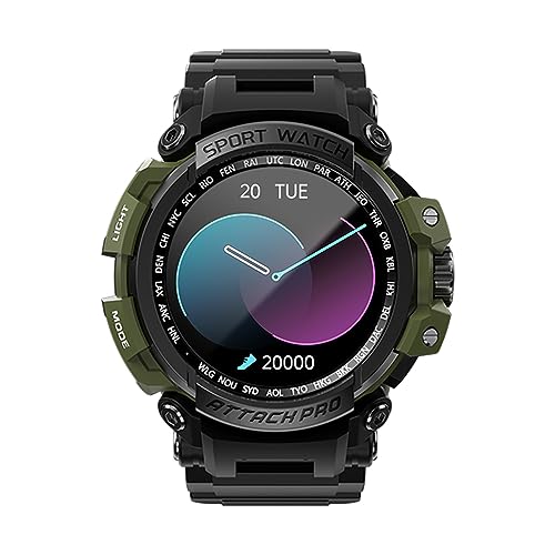 Attack Pro Smart Armband Sports Watch 1,32-tums TFT FullTouch SN Fitness Tracker IP68 Vattentät BT Ring Blood Oxygen/Sleep/Heart/Blood Pressure Monitor Multiplic Sport Mode WFJ