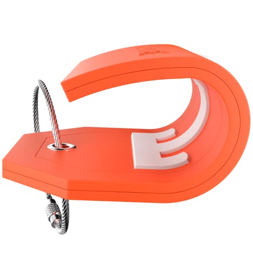 Initial Luggage Tag With Full Privacy Cover And Stainless Steel Loop – (Letter T) #TOP3