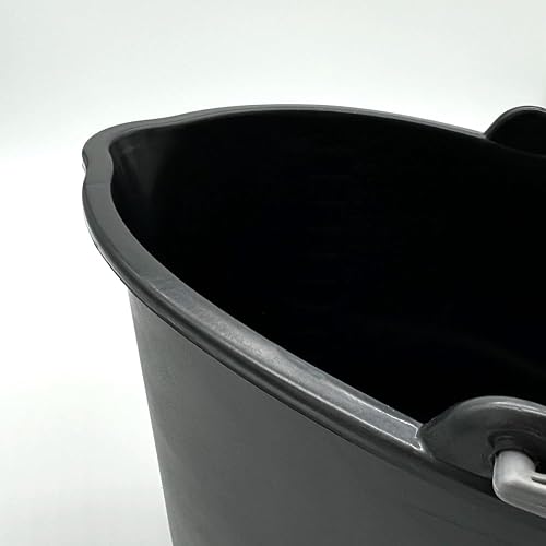 Miniatura 2 de Rocky Mountain Goods Cubo de fregona oblongo, cubo grande de 11 cuartos de galón para trapeadores, exfoliantes, cepillos u otras herramientas de