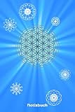 Notizbuch: Notizbuch mit der heiligen Geometrie der Lebensblume für Deine wunderbaren Gedanken, 120 Seiten, gepunktet, 6x9 Zoll ca. DinA5, Softcover