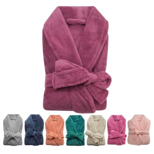 Roupão Microfibra Adulto Extra Macio Unissex (BR, Alfa, M, Regular, Regular, Roxo)