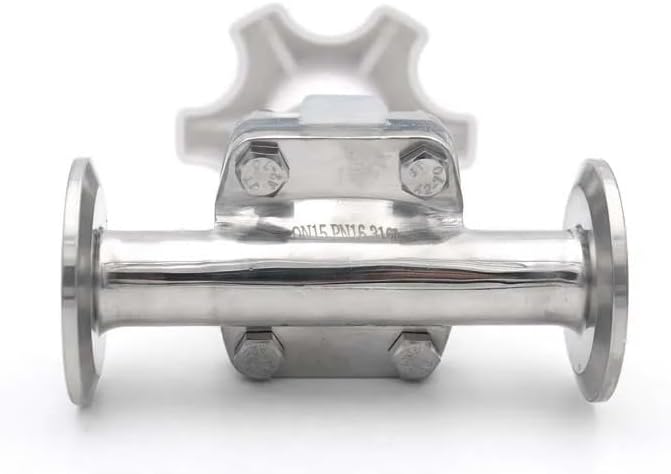 19/25/32/38/45/51mm Sanitary Diaphragm Valve SS316L Stainless Steel 1.5" 2"Tri Clamp Diaphragm Valve of Brew beer(19mm Ferrule 34)
