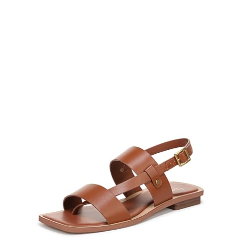 Franco Sarto Womens Enrica Sandal Cognac Leather 9 M