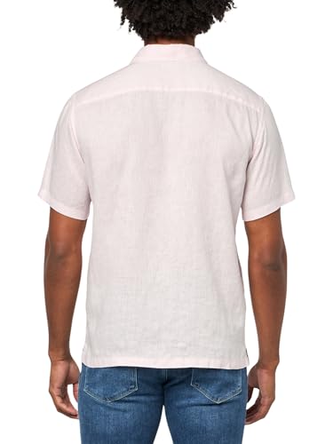 Theory Men's Irving Short Sleeve Oe in Relaxed Linen2