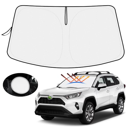 �y�n���h�����悯�J�o�[�t���zMozan �g���^ RAV4 60�n 50�n �T���V�F�[�h �t�����g�K���X�p RAV4 XAN60�^ PHV MXAA50 AXAH50�^ �ԗp�T���V�F�[�h UV�J�b�g ���悯 �������J�b�g �Ռ� �f�M �܂��ݎ� �n���h���T��