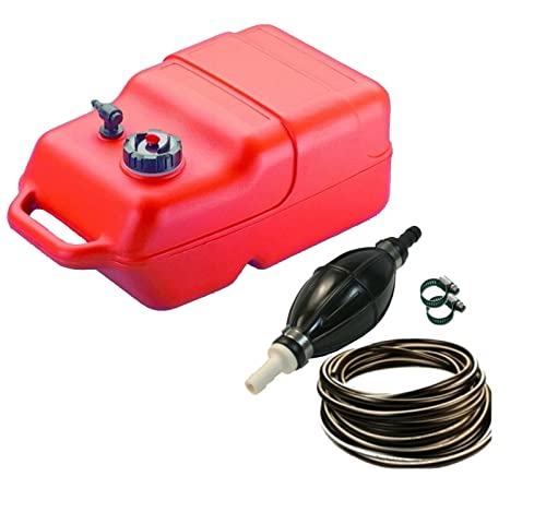 12 Liter Benzintank mit Pumpball und Benzinschlauch