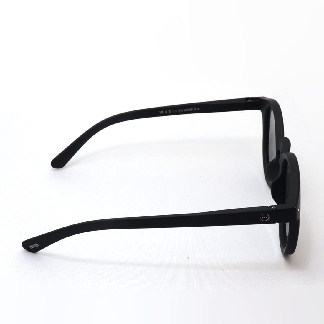 IZIPIZI OCCHIALI SUN M BLACK - Unisex - Klassisch - UV-Schutz - Vollrand - Kunststoffrahmen - Kunststoffglser - Polarisiert - UV-Schutzbeschichtung - Erwachsene