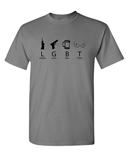 Amazon.com: LGBT - Liberty Guns Beer & Titties - Funny - Mens