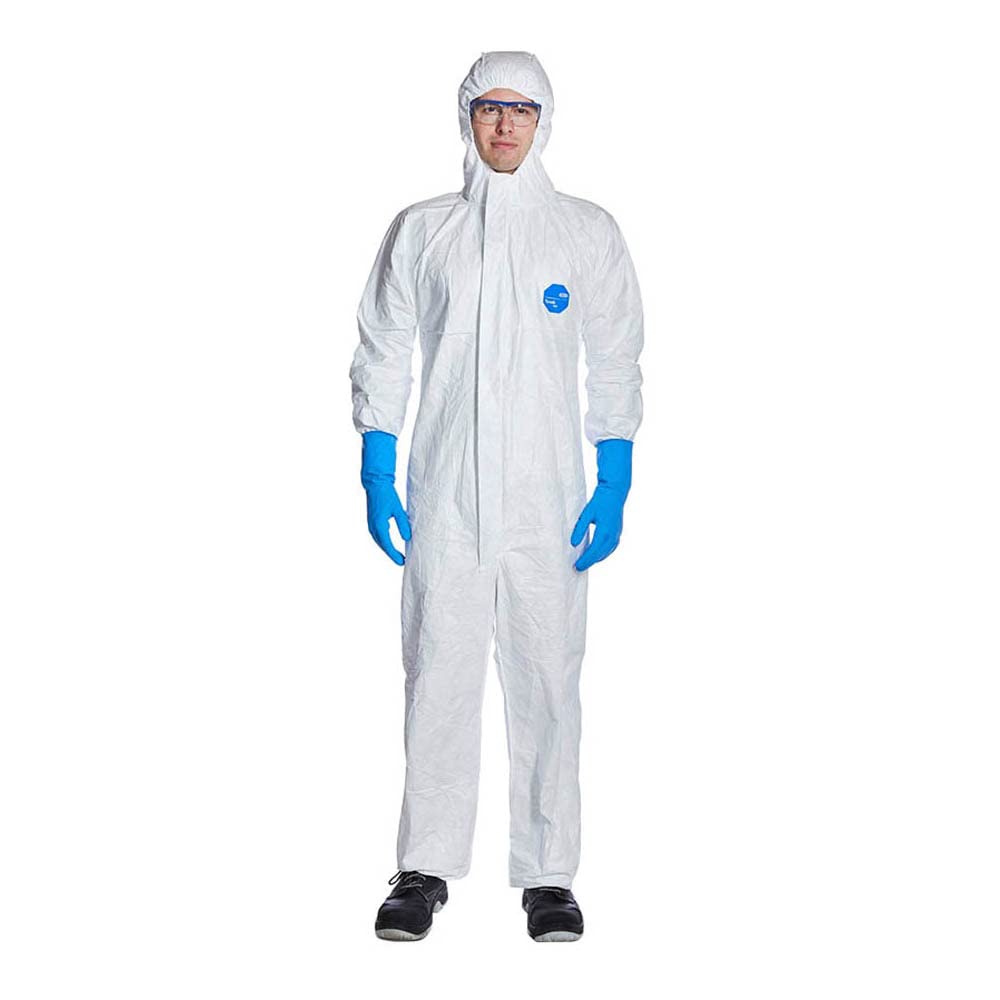 Tyvek Classic Xpert tyv chf5 S BU 00 _ 1 químicos Traje de protección modelo chf5, tamaño M, color azul (4 unidades)